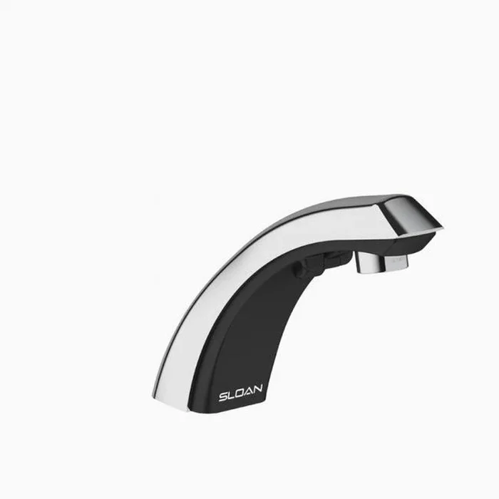 0.5 gpm Plug In Sensor Bathroom Sink Faucet with 4 in. Trim Plate & Back Check Tee in Polished Chrome