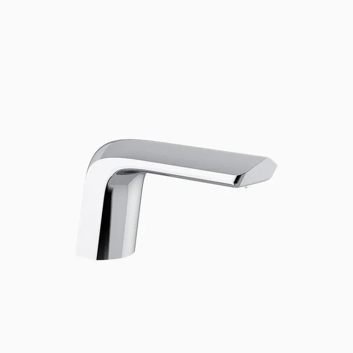 0.5 gpm Plug In Sensor Bathroom Sink Faucet with 4 in. Trim Plate, Back Check Tee & Bluetooth in Polished Chrome