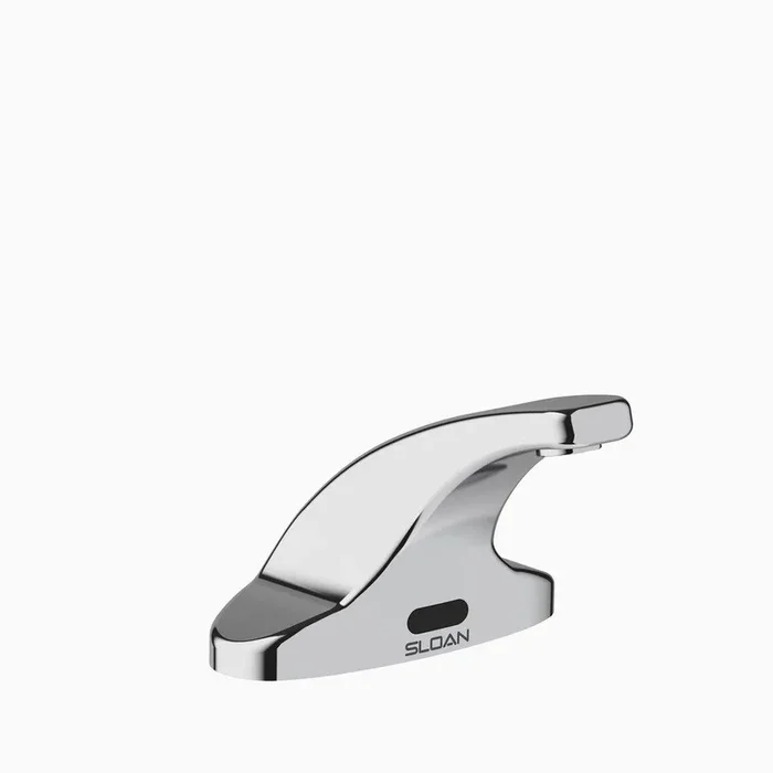 0.5 gpm Plug In Sensor Bathroom Sink Faucet with Below Deck Manual Mixing Valve in Polished Chrome