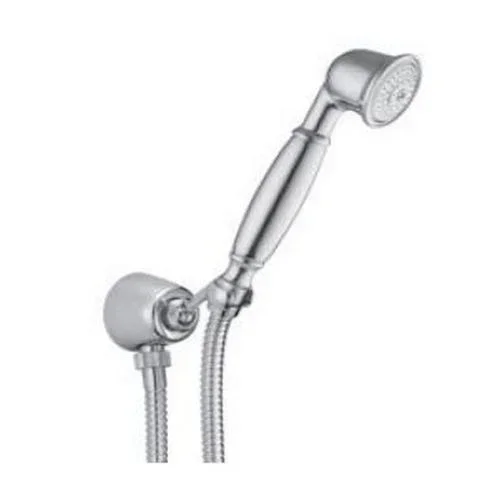 04336CR Presa acqua con supporto, flessibile e doccetta Marea PORTA E BINI