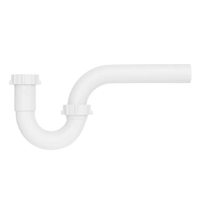 1-1/4 in. Plastic P-Trap in White