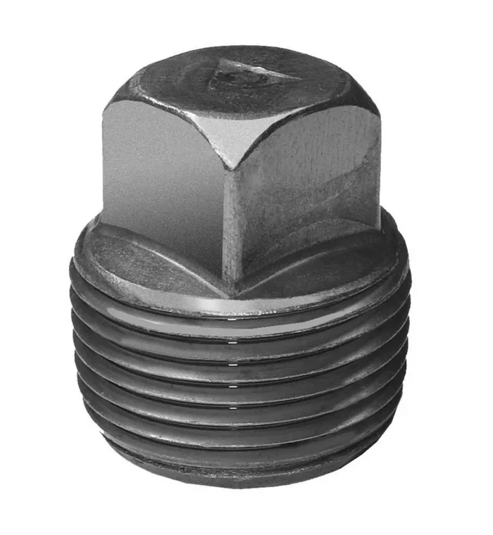 1/2 in. Domestic Square Head Black Carbon Steel Plug