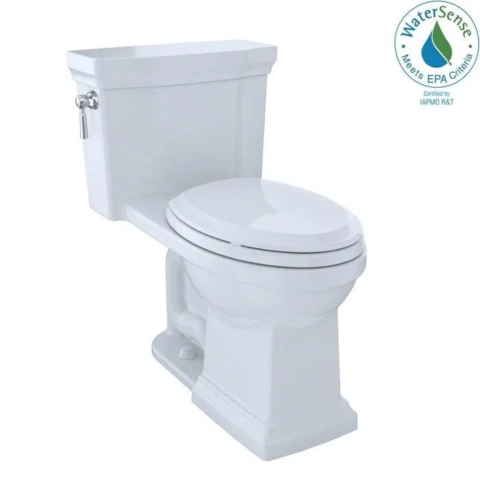 1.28 gpf Elongated One Piece Toilet in Cotton