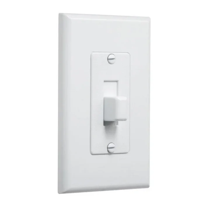 1-Gang Toggle Wall Plate in White
