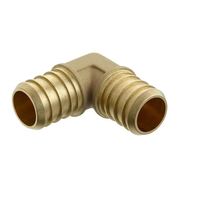 1 in. Brass PEX Crimp 90° Elbow