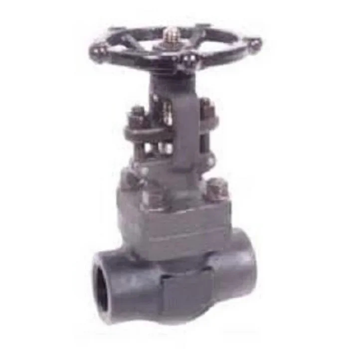 1 in. Forged Steel Reduced Port Female Socket Weld x Female Threaded Gate Valve