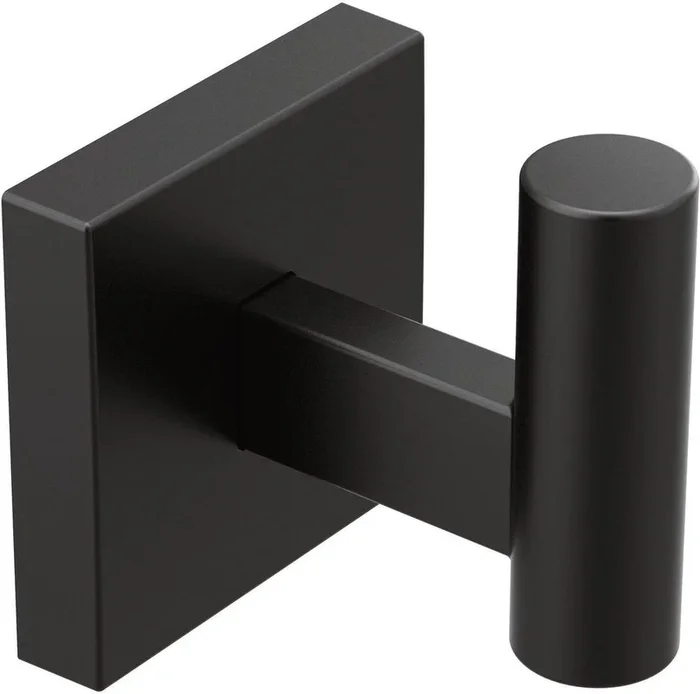 1 Robe Hook in Matte Black