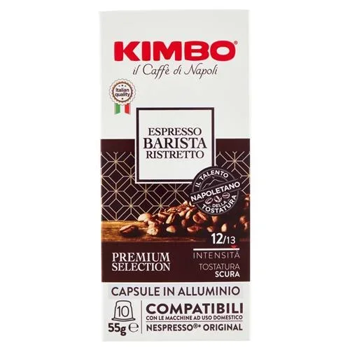 10 CAPSULE COMPATIBILI NESPRESSO RISTRETTO IN ALLUMINIO