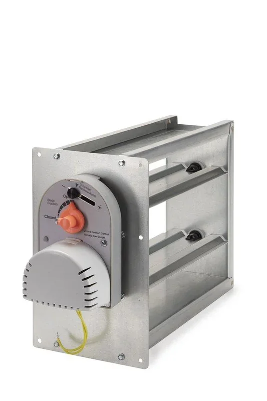10 in x 20 in Rectangular Bottom Mount Zone Damper