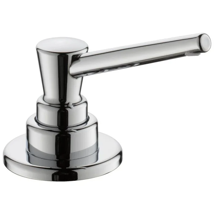 10 oz. Deck Mount Plastic Soap & Lotion Dispenser in Chrome