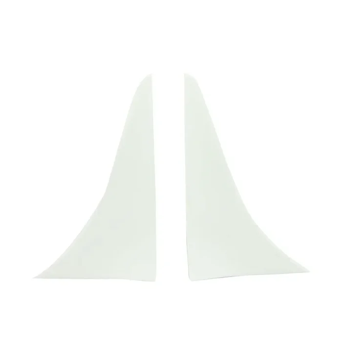 11 x 7 in. Shower Splash Guard, White (Pack of 2)