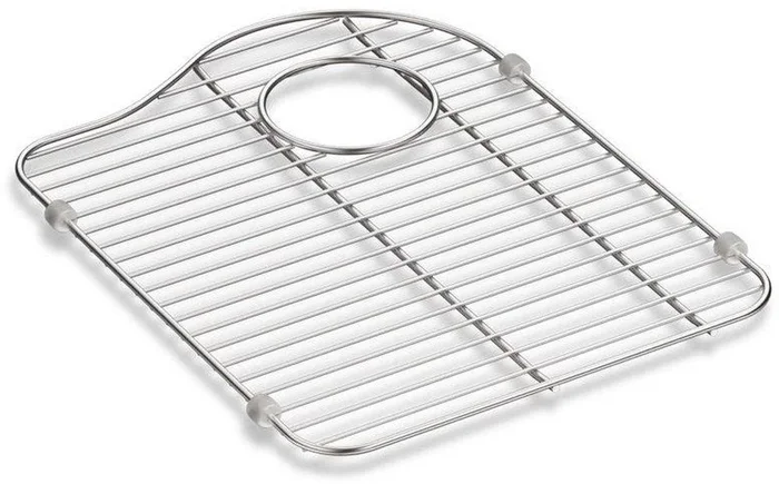 16-7/8 in. Sink Rack for Right Hand Bowl in Stainless Steel