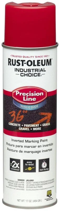 17 oz. Marking Spray Water Based in Safety Red