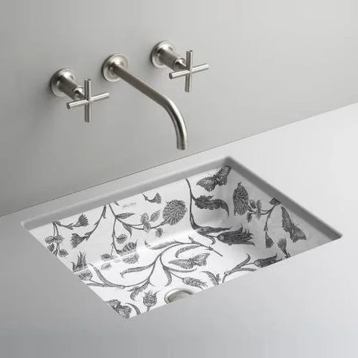 19-3/4 in. Undermount Rectangular Vitreous China Bathroom Sink in White
