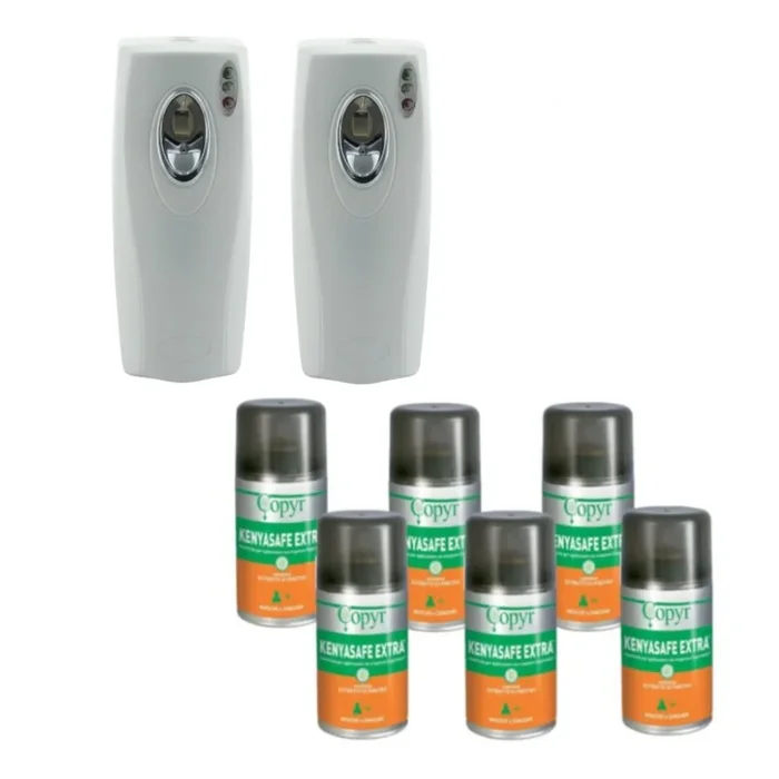2 Erogatori Copyrmatic Evolution + 6 Bombole Kenyasafe Extra Copyr