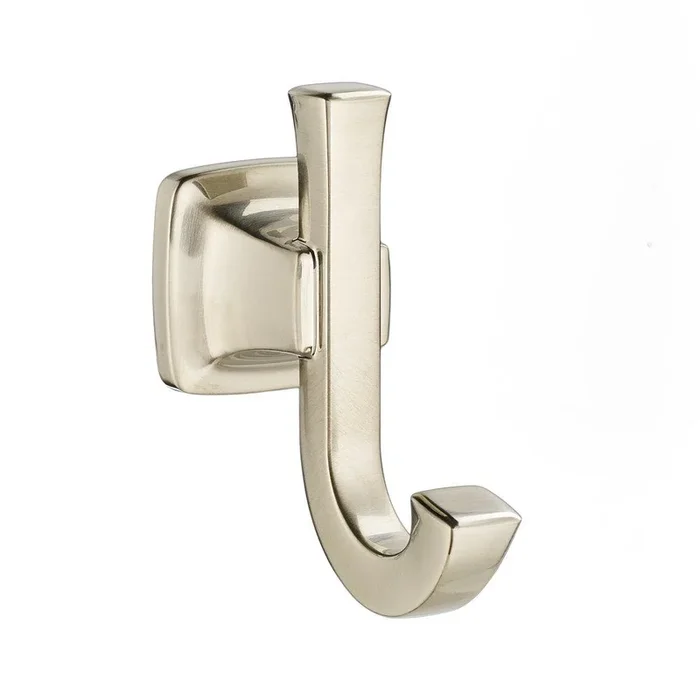2 Robe Hook in Brushed Nickel