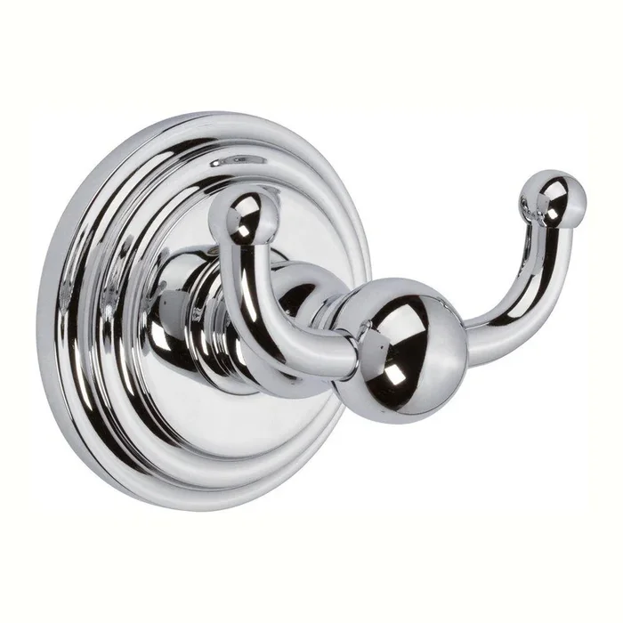 2 Robe Hook in Polished Chrome