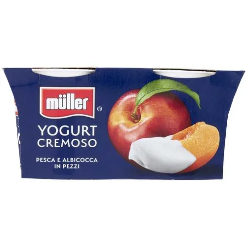 2 YOGURT CREMA PESCA-ALBICOCCA
