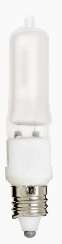 3-1/6 in. T4 Halogen Light Bulb with a Mini Candelabra E-11 Base Dimmable in Warm White