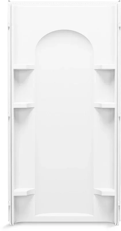 36 in. Vikrell Shower Back Wall in White