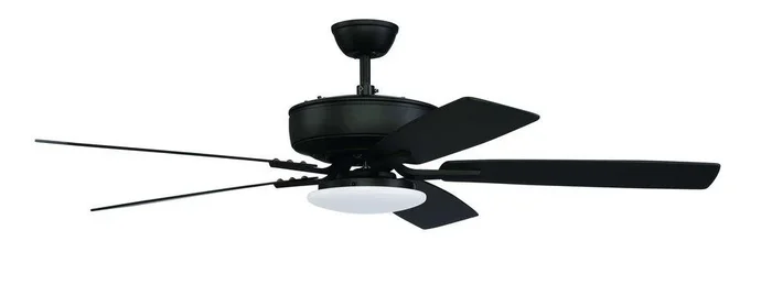 52 in. 5-Blade Indoor Ceiling Fan in Flat Black