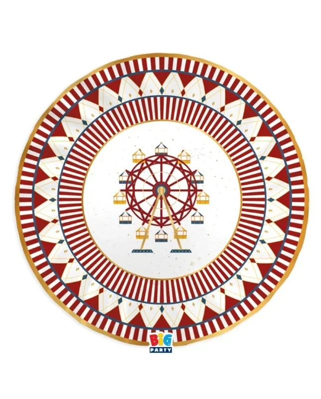 6 Piatti 30 cm Christmas Carousel