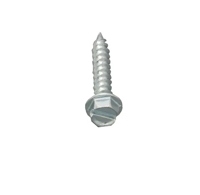 8 mm x 2 in. Zinc Plated Hex Head Self-Piercing & Tapping Screw (Pack of 100)