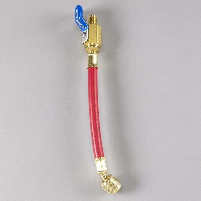 9 in. x 1/4 in. Red Hose Adapter