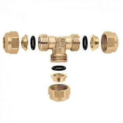 906012 Raccordo a tee Ø 12 CALEFFI