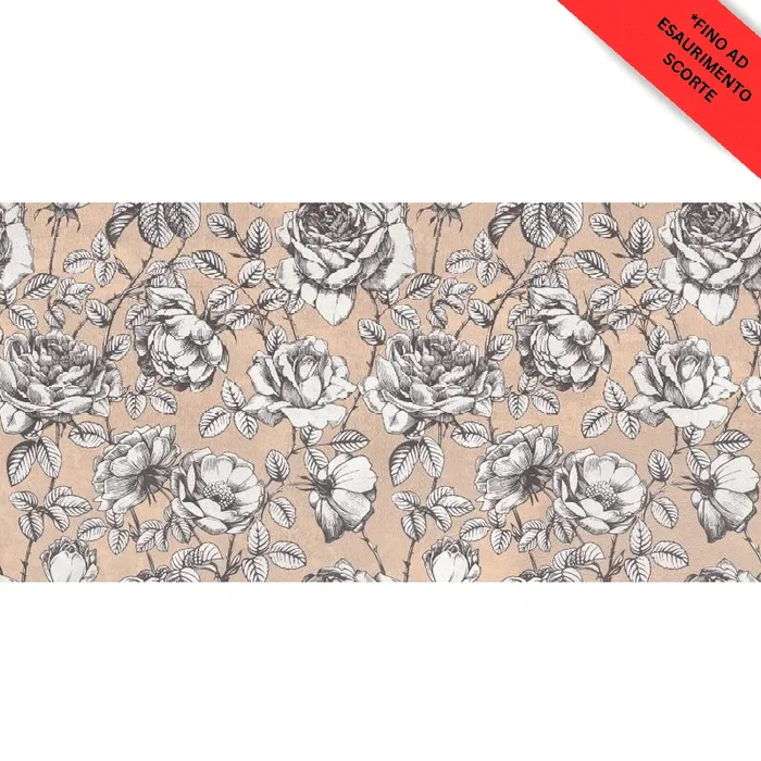 Abk Group Industrie Ceramiche Rettificato 60×120 Cm “Wide&Style Miniskirt ” Roses