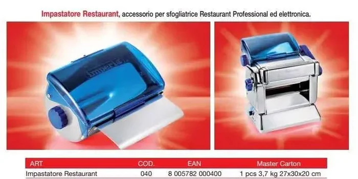Accessorio impastatore restaurant pro modello040 Imperia