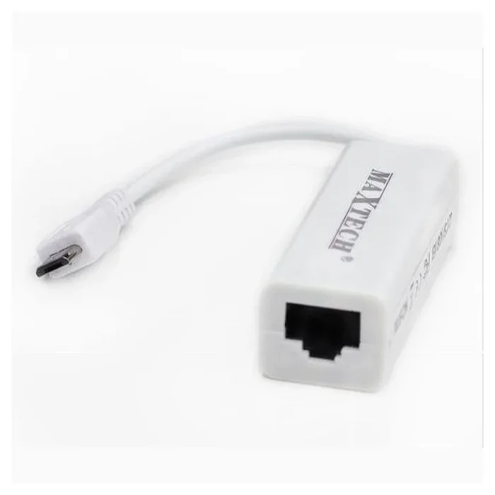 ADATTATORE 5 PIN MICRO USB A RETE LAN ETHERNET RJ45 PER ANDROID MAXTECH 5P-LAN01