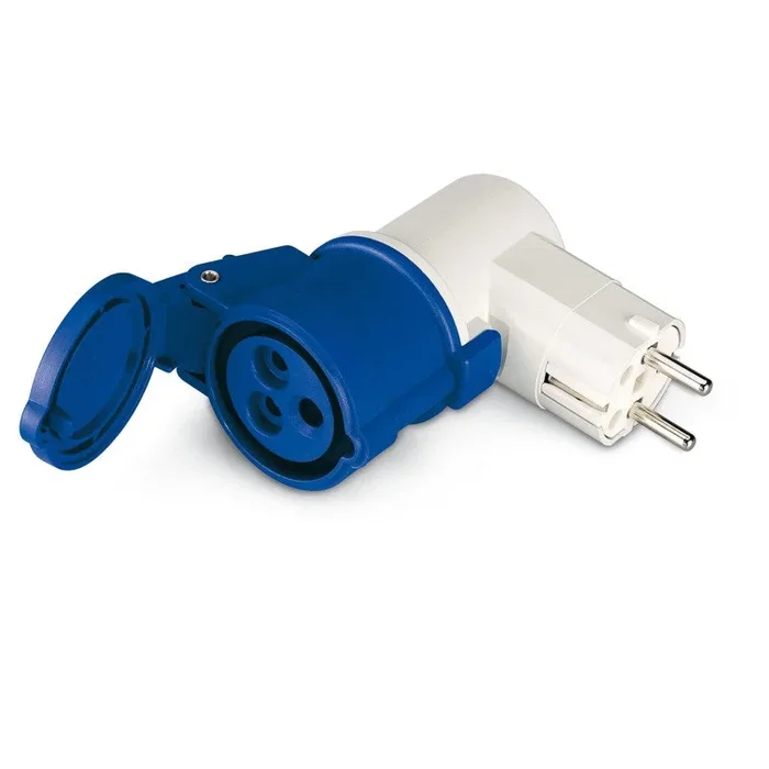 ADATTATORE SEMPLICE IP20 16A 2P+T 250V 6H FR/DE SCAME 610.379