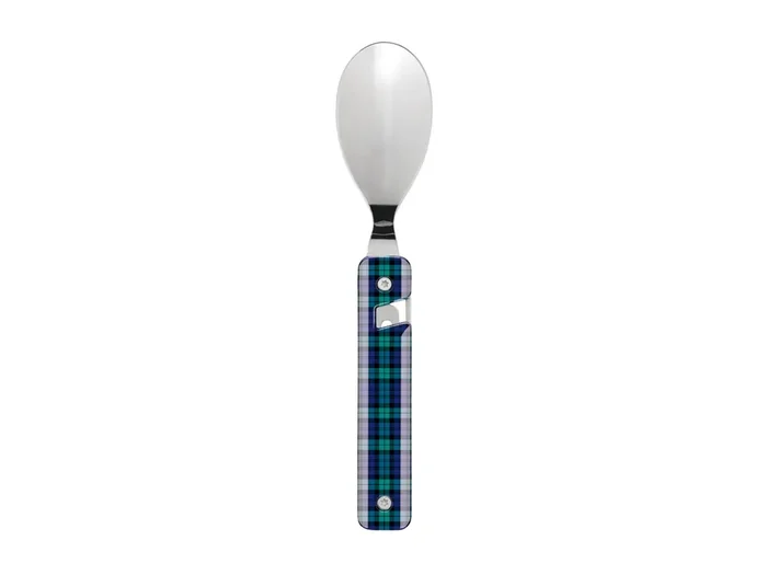 Akinod MULTIFUNCTION CUTLERY 13H25 MIRROR Tartan Vert