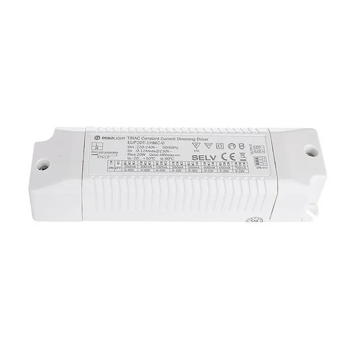 ALIMENTATORE CC MAX 20 W MULTICORRENTE LED DRIVER DIMMERABILE TRASFORMATORE 8IN1