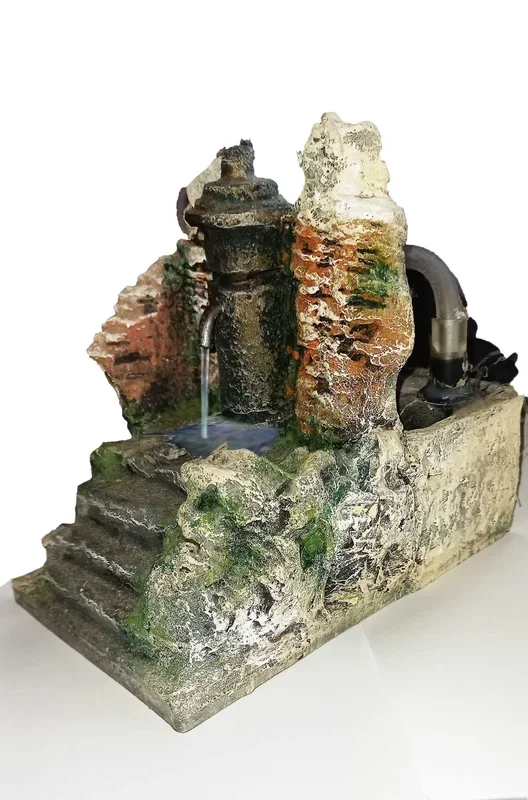 Ambientazione presepe fontanella con acqua
