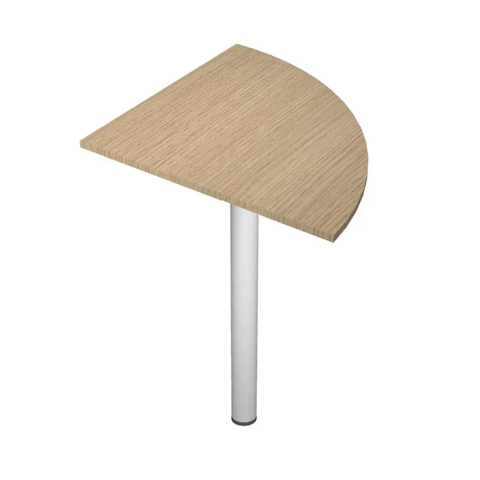 Angolare 90 Rovere + gamba supporto x scrivanie EASY