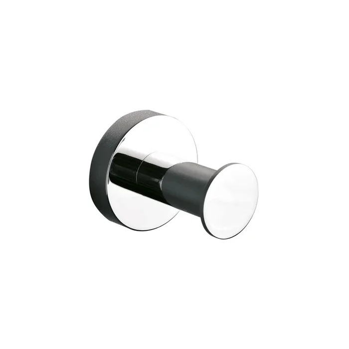 Appendiabito a parete in ottone cromato