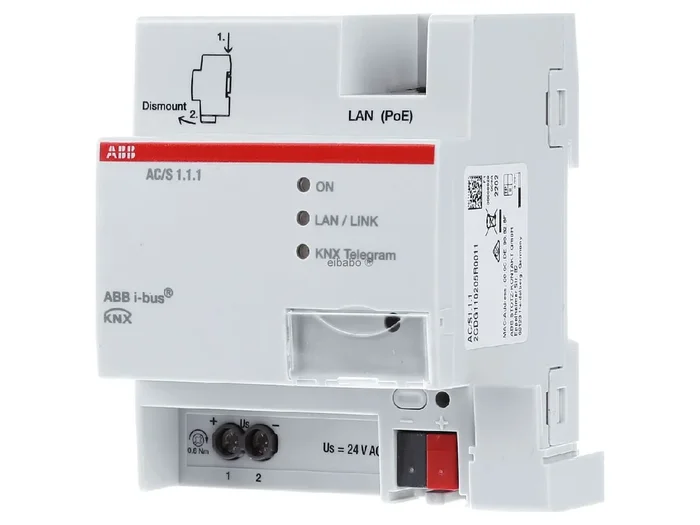 Application Controller Basic REG – Componente logico per automazione domestica KNX AC/S1.1.1