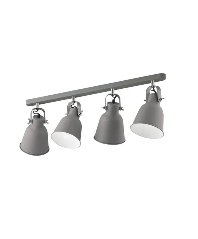 Applique LEGEND GREY 4 Luci Led(E27) 72 cm in Metallo