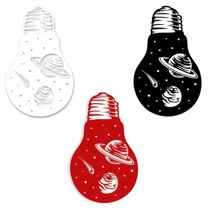 ASTROLAMP – Adesivo murale wall sticker in vinile 55×90 cm