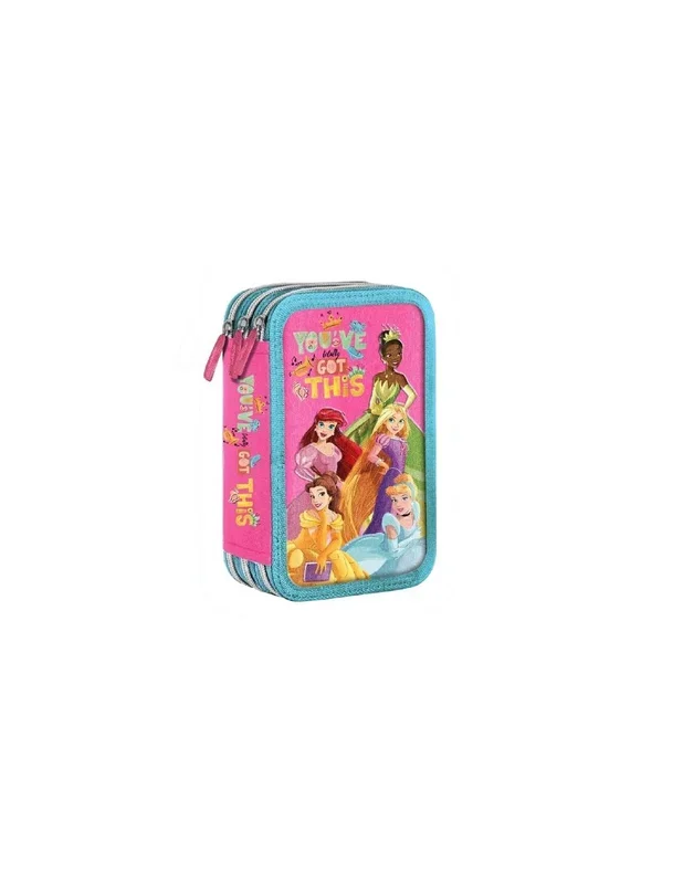 ASTUCCIO 3 ZIP PRINCIPESSE