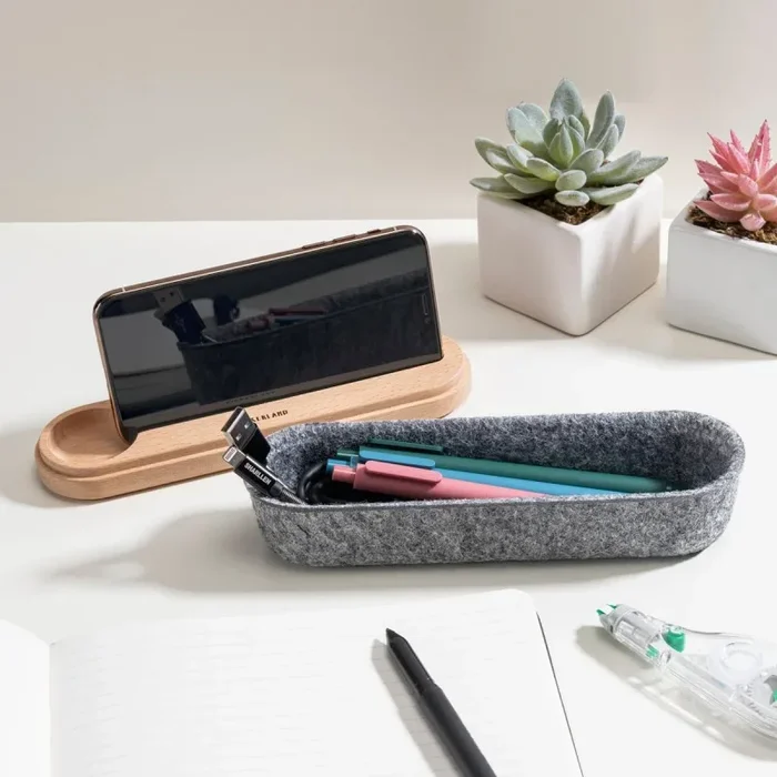 Astuccio in feltro e legno