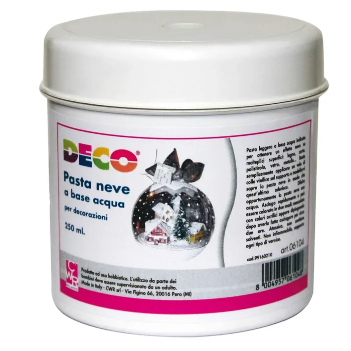 Barattolo pasta da neve 250ml DECO