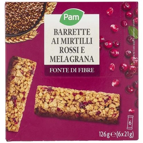 BARRETTE MULTICEREALI MELOGRANO
