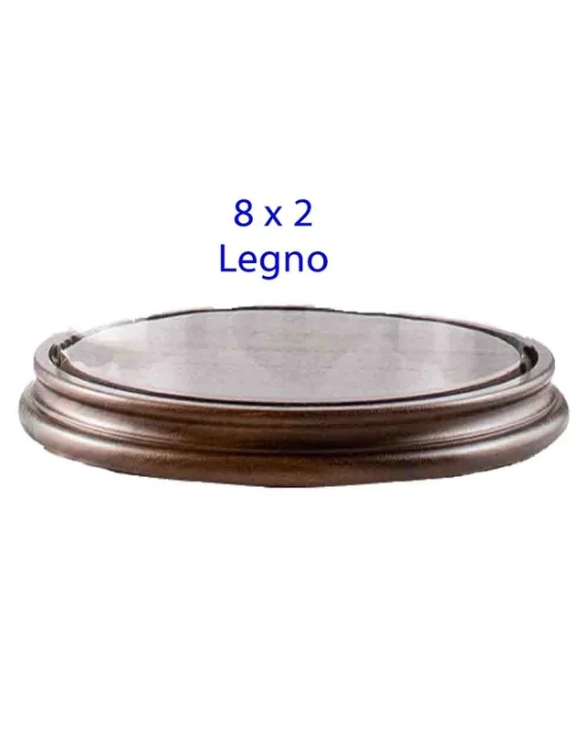 Base per campana in legno ø8×2 cm