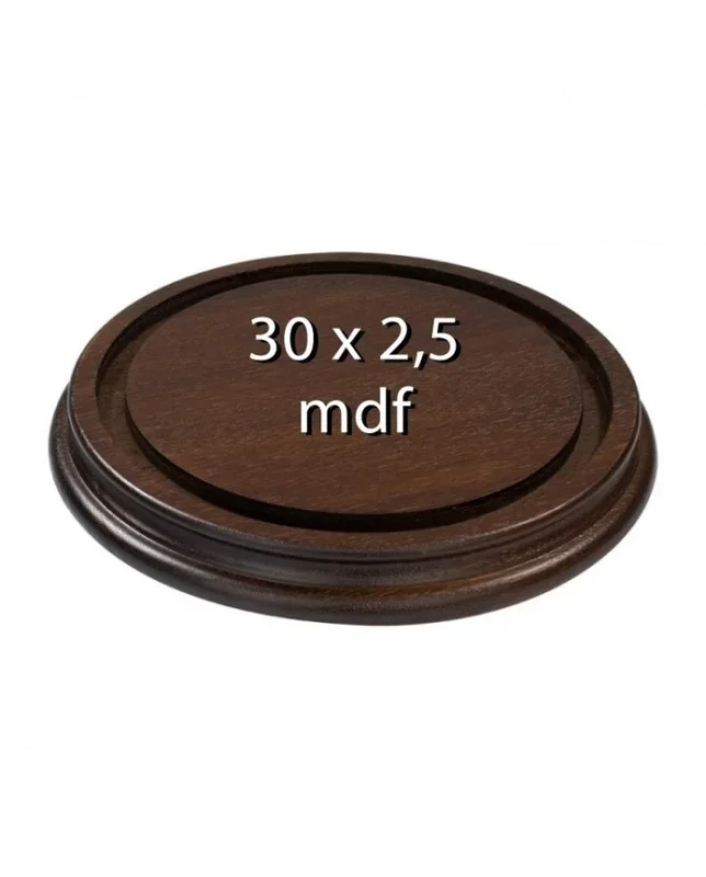 Base per campana in MDF 30 X 2,5 cm