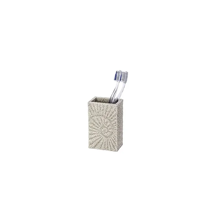 Bicchiere Porta Spazzolini Fossil Beige