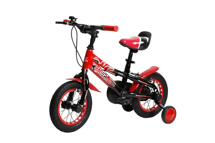 Bicicletta per Bambini 12 ” Freni Caliper Magik-Bike Racer Rosso