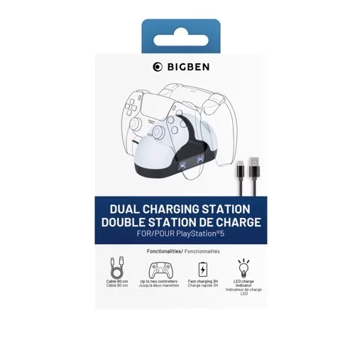 BIGBEN INTERACTIVE PS5DUALCHARGERV3 accessorio di controller da gaming Base di ricarica